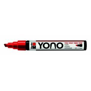 Marabu YONO akrylový popisovač 0,5-5 mm - červený
