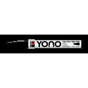 Marabu YONO akrylový popisovač 0,5-5 mm - černý