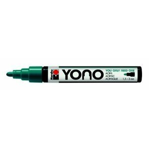 Marabu YONO akrylový popisovač 1,5-3 mm - tyrkysově modrý