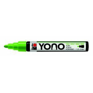 Marabu YONO akrylový popisovač 1,5-3 mm - neonově zelený
