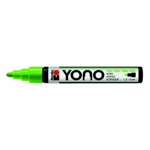 Marabu YONO akrylový popisovač 1,5-3 mm - neonově zelený