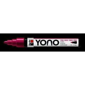 Marabu YONO akrylový popisovač 1,5-3 mm - purpurový