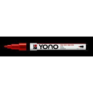 Marabu YONO akrylový popisovač 0,5-1,5 mm - červený