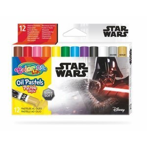 Colorino Star wars - olejové pastely 12 barev