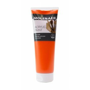Molenaer akrylová barva 250 ml - oranžová