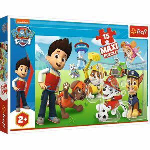 Puzzle MAXI Paw Patrol/Tlapková patrola 15 dílků v krabici 40x27x4,5cm 24m+