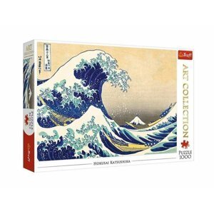 Trefl Puzzle Kacušika Hokusai - Velká vlna u pobřeží Kanagawy / 1000 dílků