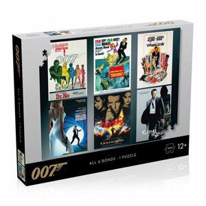 Puzzle James Bond 007 Herecké debuty - 1000 dílků - Alltoys