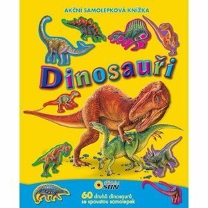 Akční samolepková knížka - Dinosauři