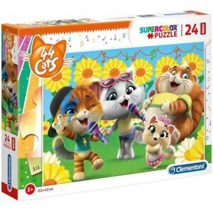 Clementoni Puzzle Maxi - 44 Cats 24 dílků