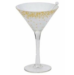 YANKEE CANDLE svícen Holiday Party Martini na čajovou svíčku 18x13cm