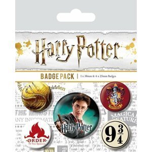Harry Potter Sada odznaků - Nebelvír - EPEE