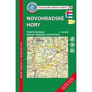 KČT 74 Novohradské hory 1:50 000 / Turistická mapa