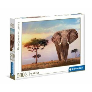 Clementoni Puzzle - Africký západ slunce, 500 dílků -  Clementoni