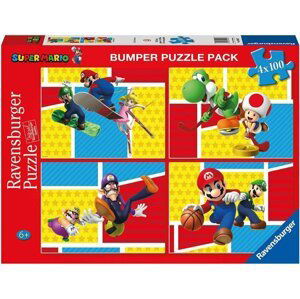 Ravensburger Puzzle - Super Mario 4x100 dílků