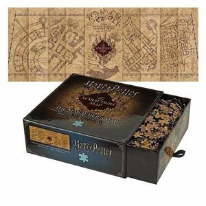 Harry Potter: Puzzle - Pobertův plánek 1000 dílků (The Marauder’s Map Cover) - EPEE Merch - Noble Collection