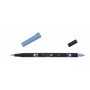 Tombow Oboustranný štětcový fix ABT - peacock blue