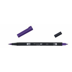 Tombow Oboustranný štětcový fix ABT - violet