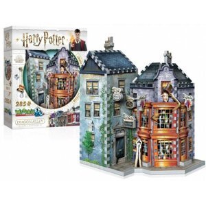 Puzzle 3D Harry Potter: Kratochvílné a kouzelnické kejkle a Denní věštec 285 dílků