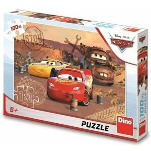 Puzzle XL Cars piknik 100 dílků - Dino