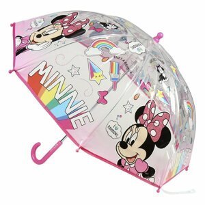 Dětský manuální deštník Disney Minnie průsvitný - Alltoys Cerdá