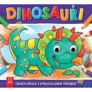 Dinosauři - Omalovánka s pohyblivýma očkama