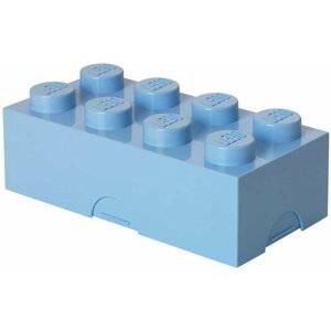 Svačinový box LEGO - světle modrý