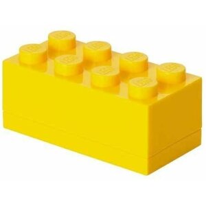 Úložný box LEGO Mini 8 - žlutý