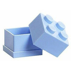 Úložný box LEGO Mini 4 - světle modrý