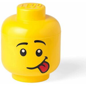 Úložný box LEGO hlava (velikost L) - silly