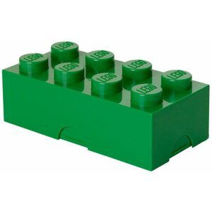 Svačinový box LEGO - tmavě zelený