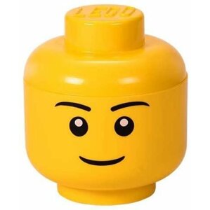 Úložný box LEGO hlava (velikost S) - chlapec