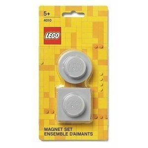Magnetky LEGO set - šedé 2 ks