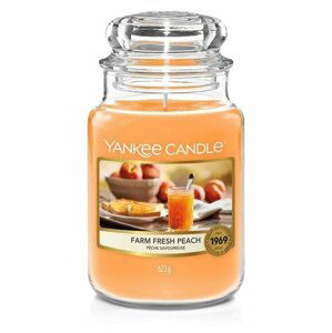 YANKEE CANDLE Farm Fresh Peach svíčka 623g