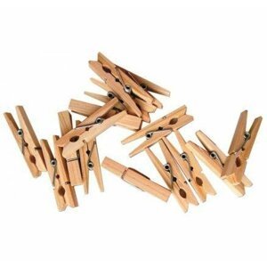 Playbox Dřevěné kolíčky 45 mm - přírodní 100 ks
