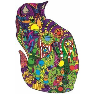 NiXiM Mandala art puzzle - Kočka