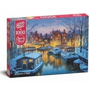 Cherry Pazzi Puzzle - Amsterdam v noci 1000 dílků