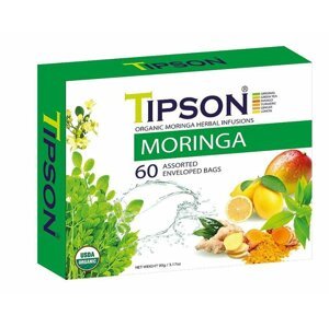 Čaj TIPSON BIO Moringa kazeta 60 ks x 1,5g