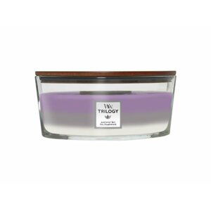 WoodWick Amethyst Sky svíčka loď Trilogy 453,6g