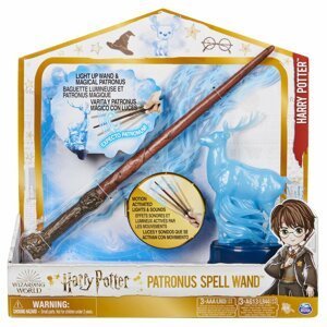Harry Potter hůlka Harryho se svítícím patronem - Spin Master Harry Potter