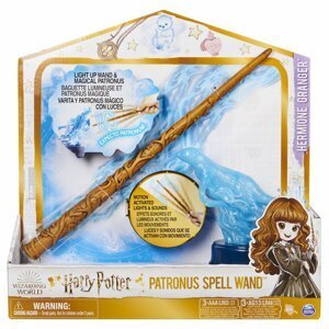 Harry Potter hůlka Hermiony se svítícím patronem - Spin Master P.lushes