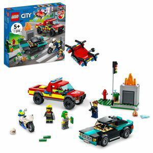LEGO® City 60319 Hasiči a policejní honička - LEGO® City