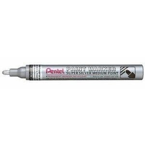 Popisovač Pentel Paint Marker MMP10 lakový - stříbrný 2-4 mm