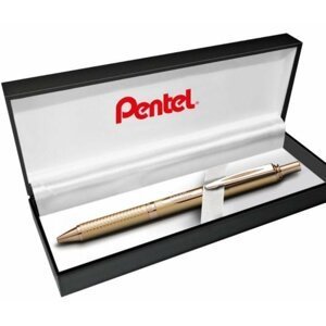 Pero gelové Pentel EnerGel BL407 - zlaté 0,7mm v dárkové krabičce