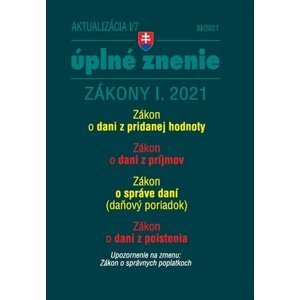 Aktualizácia I/7 2021 – daňové a účtovné zákony