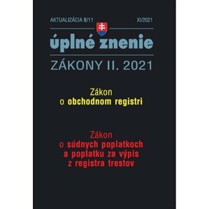 Aktualizácia II/11 2021 Obchodný register