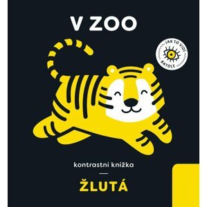 V ZOO - kontrastní knížka žlutá - Anna Paszkiewicz