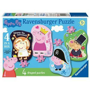 Ravensburger Puzzle - Moje první puzzle - Prasátko Peppa/4,6,8,10 dílků