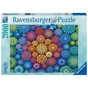 Ravensburger Puzzle - Duhové mandaly 2000 dílků