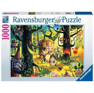Ravensburger Puzzle - Lvi, tygři a medvědi 1000 dílků